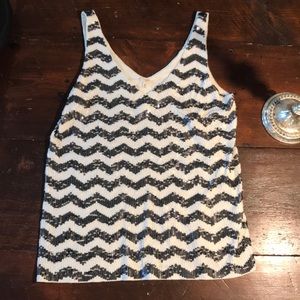 J. Crew sequin top